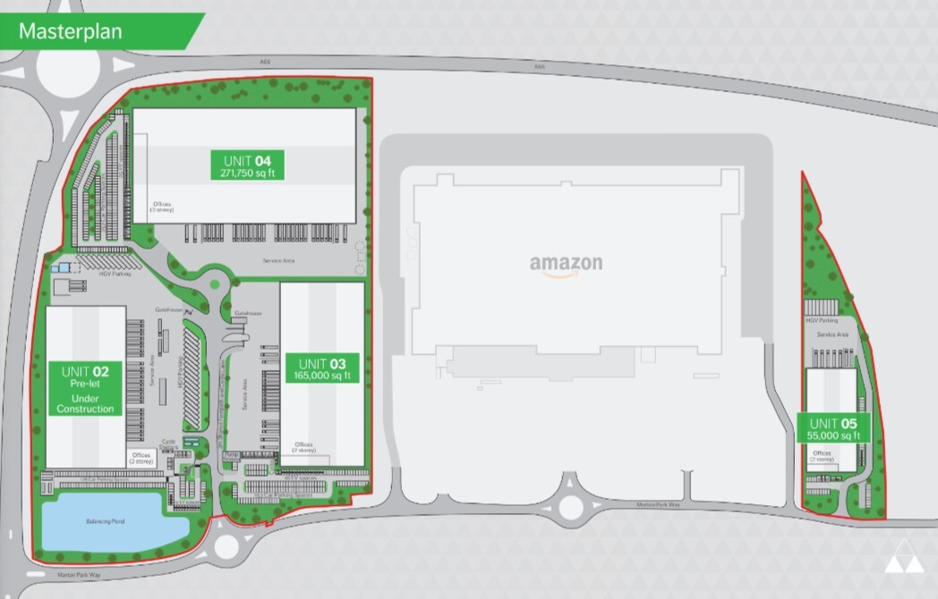 Tornado Way, Darlington à louer Plan de site– Image 1 sur 1