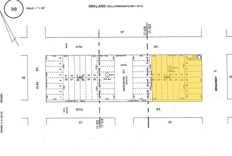 1001 Broadway, Oakland, CA à louer - Plan cadastral – Image 2 sur 4