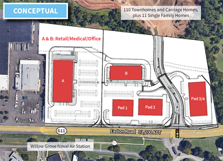 Plus de détails pour 1300 Easton Rd, Horsham Township, PA - Bureau/Local commercial, Local commercial à louer