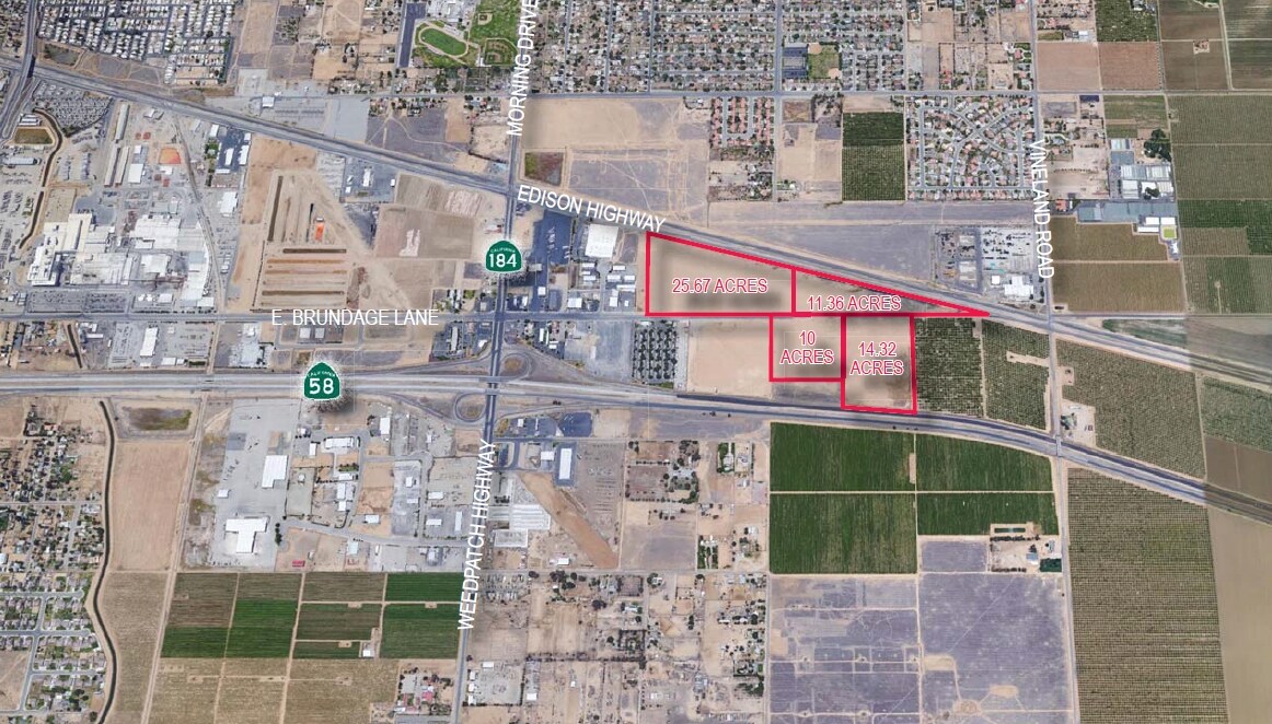 Brundage Ln, Bakersfield, CA à vendre Photo principale– Image 1 sur 3