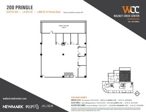 100 Pringle Ave, Walnut Creek, CA à louer Plan d’étage– Image 1 sur 1