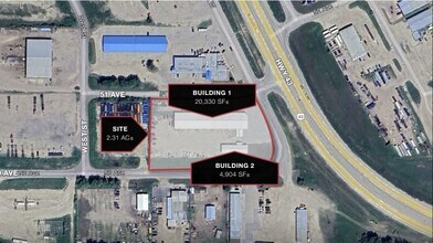 5012 Caxton St, Whitecourt, AB - VUE AÉRIENNE  vue de carte