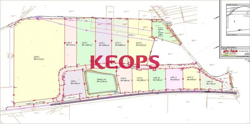 Boulevard Du Grand Castaing, Muret à vendre - Plan de site – Image 3 sur 3