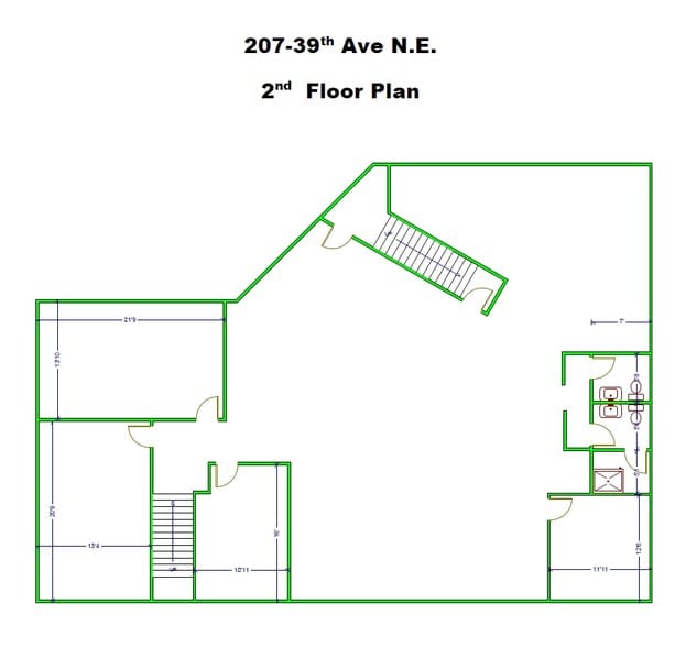 207 39th Ave NE, Calgary, AB à vendre - Plan d’étage – Image 3 sur 4