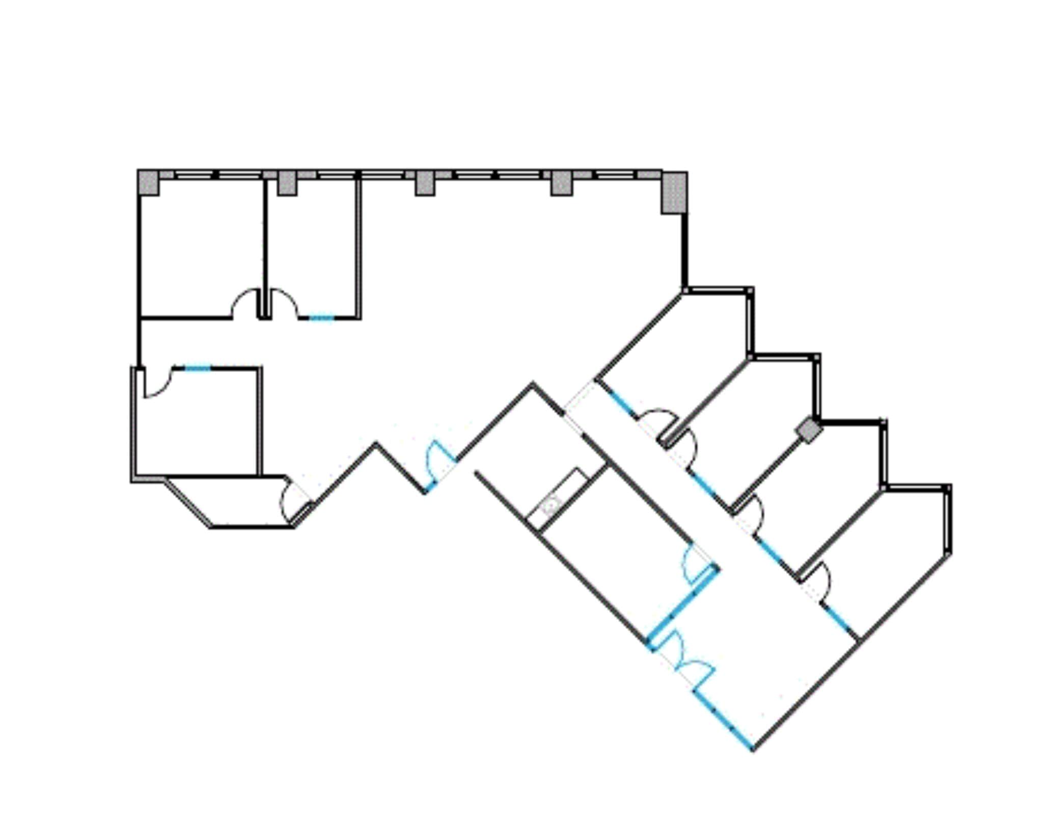 1910 Pacific Ave, Dallas, TX à louer Plan d’étage– Image 1 sur 1
