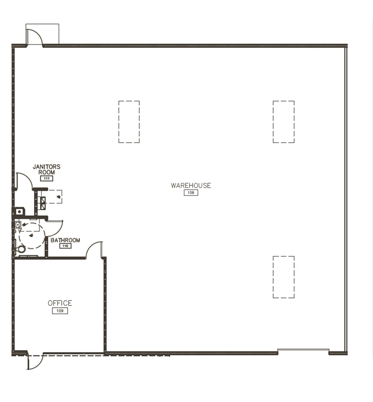12305 Mercantile Ave, El Paso, TX à louer Plan d’étage– Image 1 sur 1