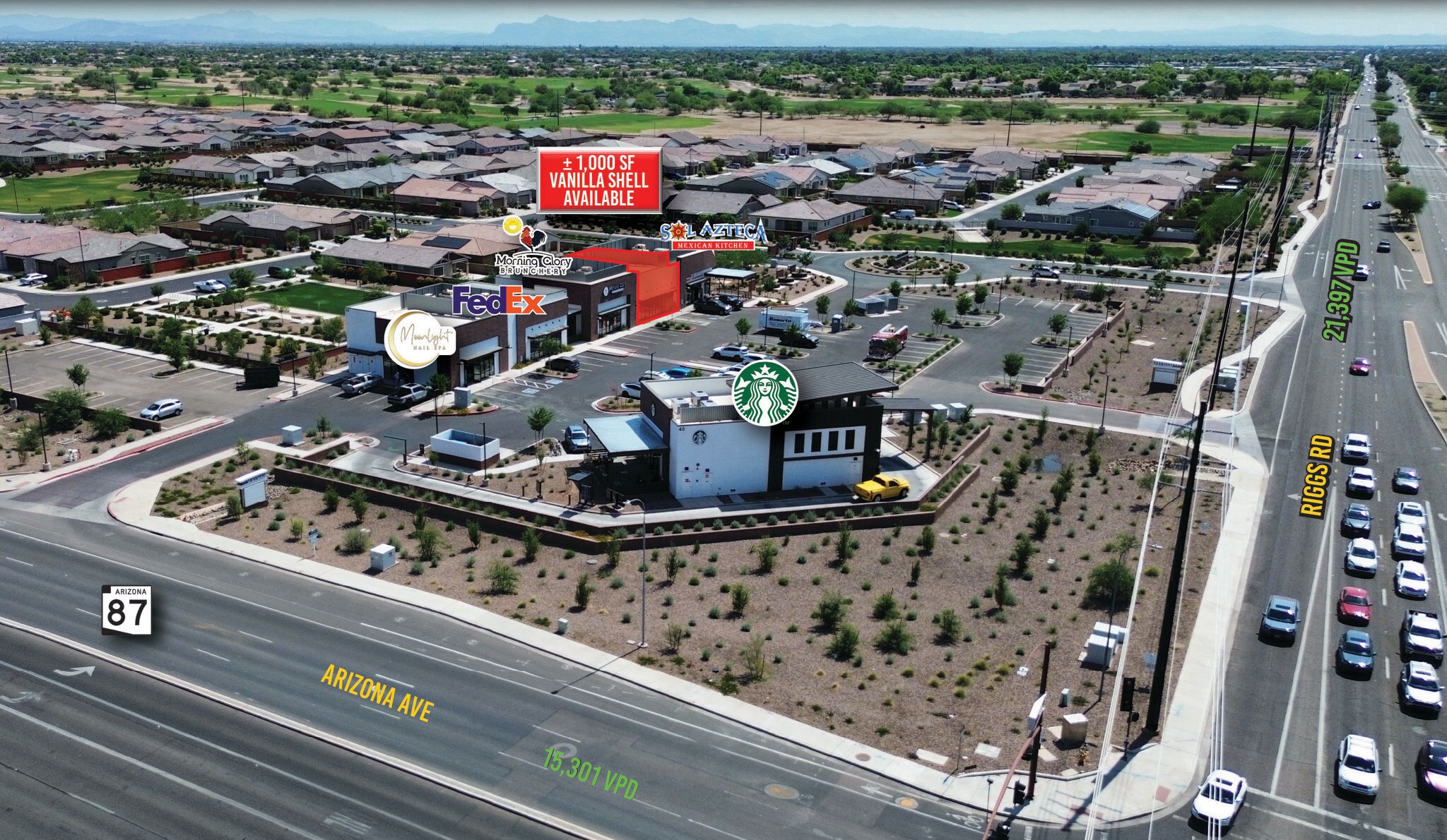 NE Arizona Ave & Riggs Rd, Chandler, AZ à louer Photo de l’immeuble– Image 1 sur 2