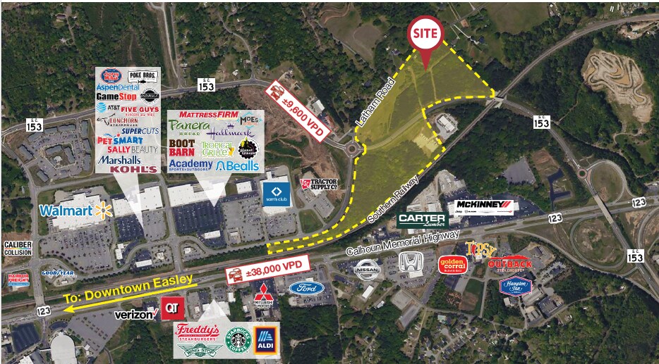 5619 Highway 153 Hwy, Easley, SC à vendre - Photo principale – Image 1 sur 1