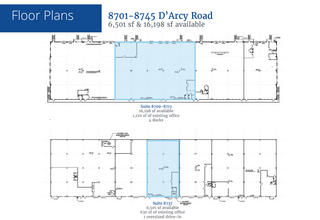 8701-8745 D'Arcy Rd, District Heights, MD à louer Plan d’étage– Image 1 sur 1