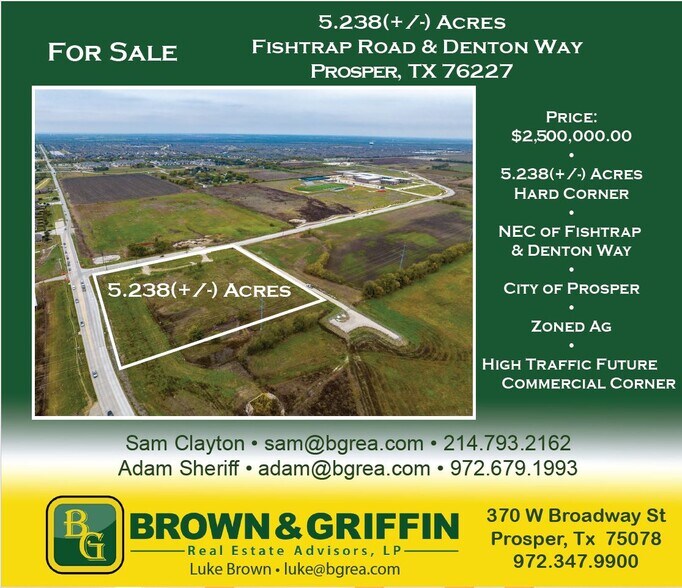 24846 Fishtrap Road, Aubrey, TX à vendre - Photo de l’immeuble – Image 1 sur 6