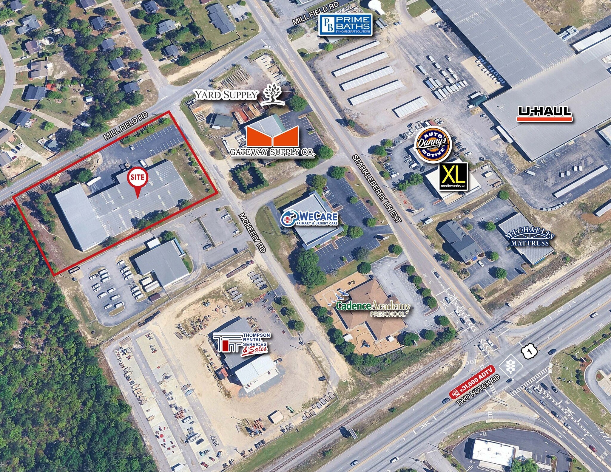 9650 Mill Field Rd, Columbia, SC à louer Photo de l’immeuble– Image 1 sur 12
