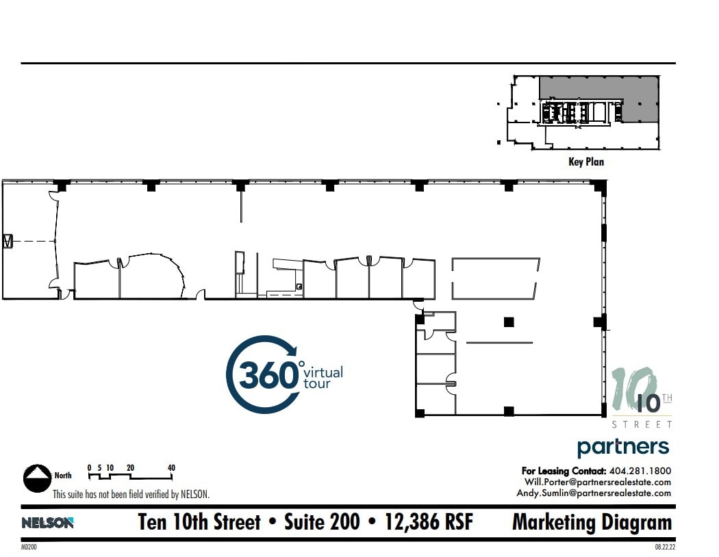 10 10th St, Atlanta, GA à louer Plan d’étage– Image 1 sur 1