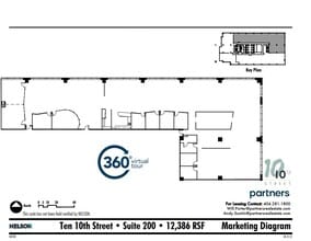 10 10th St, Atlanta, GA à louer Plan d’étage– Image 1 sur 1