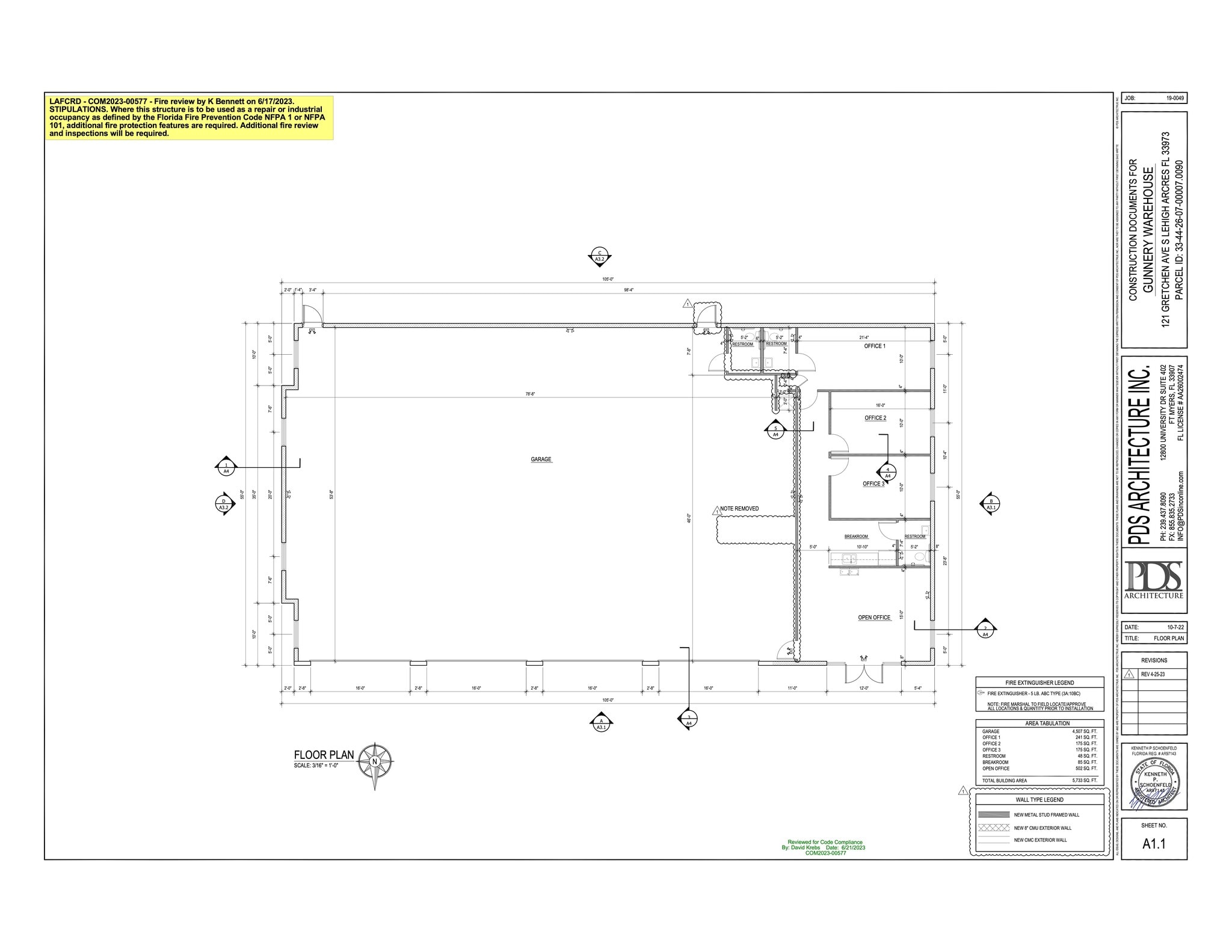 121 Gretchen Ave S, Lehigh Acres, FL à louer Plan de site– Image 1 sur 1
