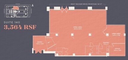 222 N LaSalle St, Chicago, IL à louer Plan d’étage– Image 1 sur 1
