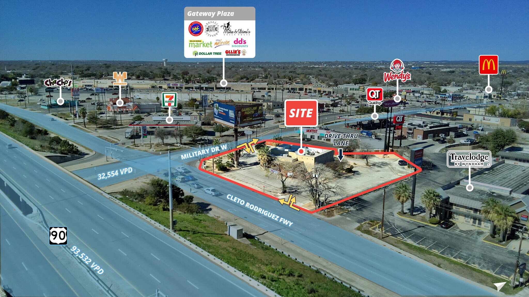 6867 W US Hwy 90, San Antonio, TX à louer Photo principale– Image 1 sur 7