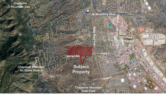 Plus de détails pour Hwy 115 & Norad Rd, Colorado Springs, CO - Terrain à vendre