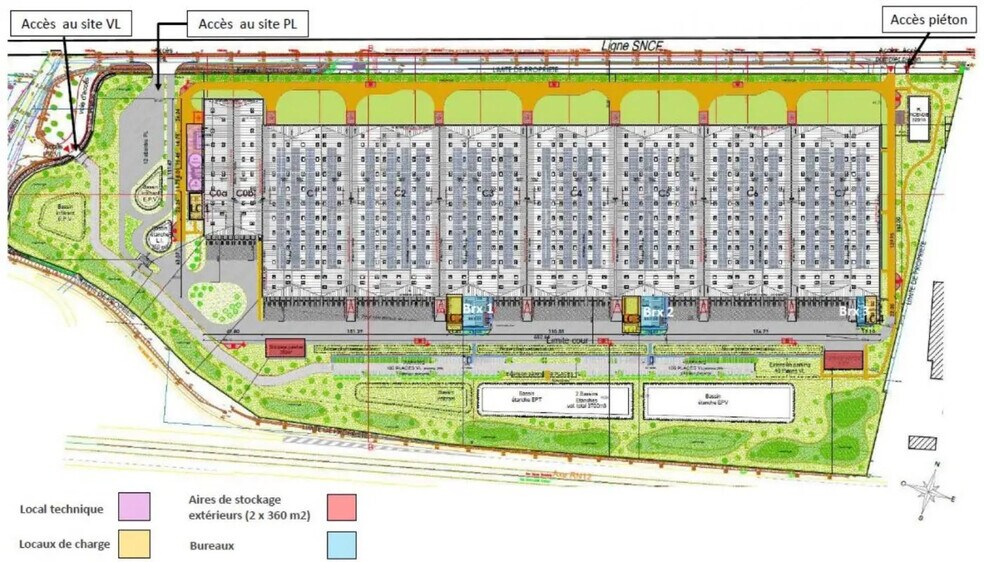 Industriel/Logistique dans Germainville à louer - Plan d’étage – Image 3 sur 7