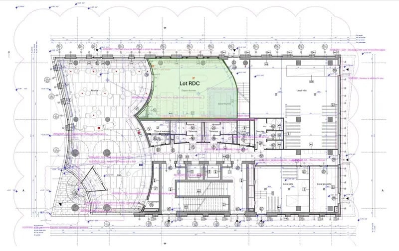 Bureau dans Bordeaux à louer - Plan d’étage – Image 3 sur 7