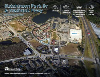 Plus de détails pour Hutchinson Park & Tredinick Pky, Jacksonville, FL - Terrain à vendre