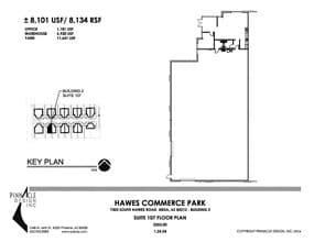 7303 S Hawes Rd, Mesa, AZ à louer Plan d’étage– Image 1 sur 1