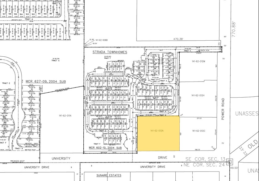 6740 E University Dr, Mesa, AZ à louer - Plan cadastral – Image 2 sur 29