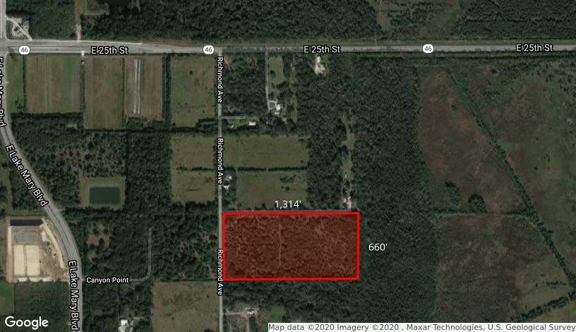 Richmond Avenue And 25th, Sanford, FL à vendre - Aérien – Image 1 sur 1
