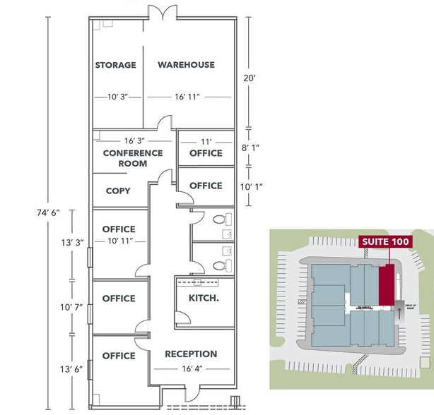 200 Trans Air Dr, Morrisville, NC à louer - Plan d’étage – Image 3 sur 3