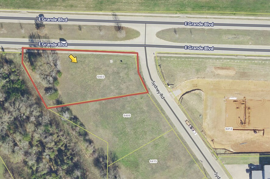 6403 Sydney Rd, Tyler, TX à vendre - Aérien – Image 2 sur 3