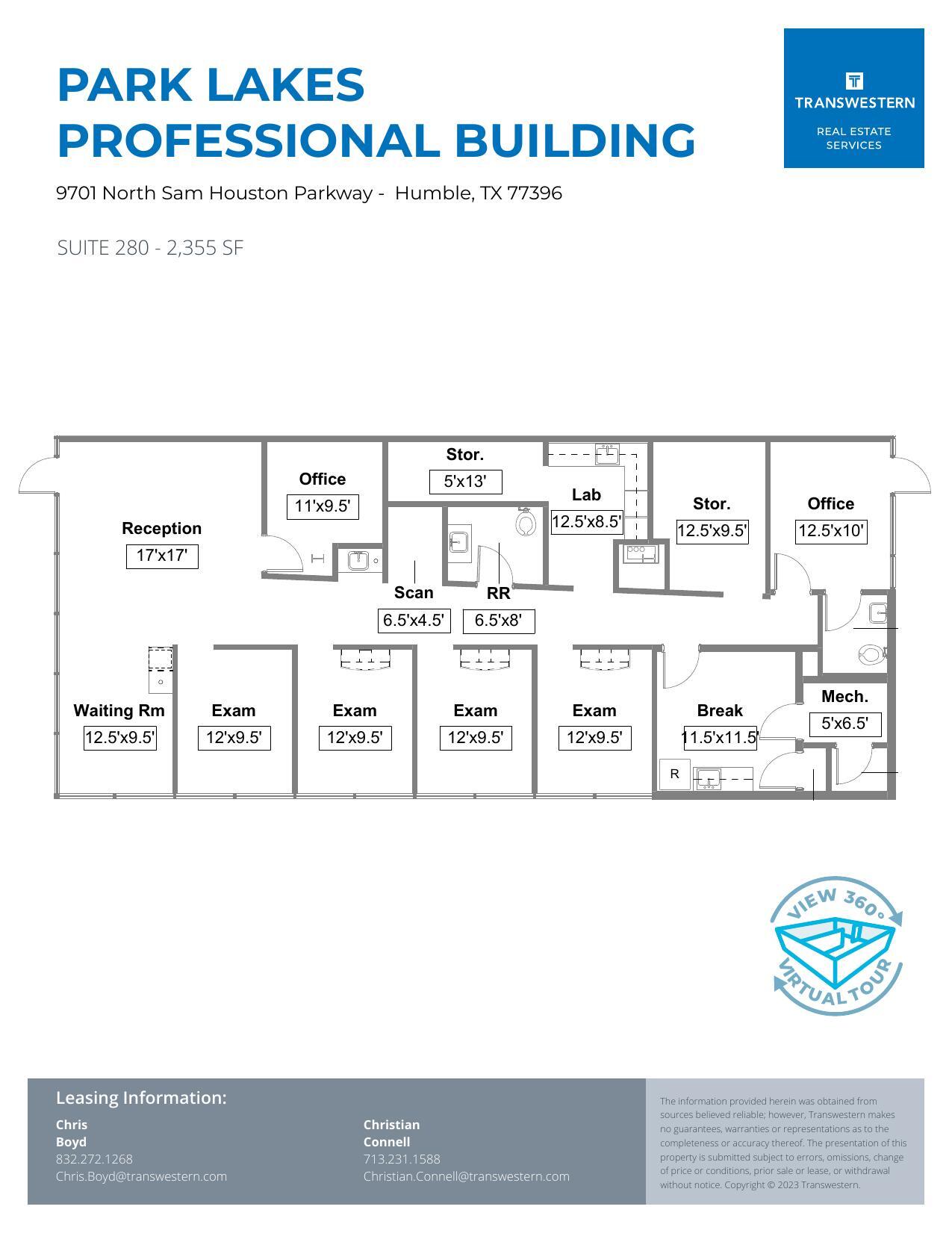 9701 N Sam Houston Pky, Humble, TX à louer Plan d’étage– Image 1 sur 1