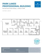 9701 N Sam Houston Pky, Humble, TX à louer Plan d’étage– Image 1 sur 1