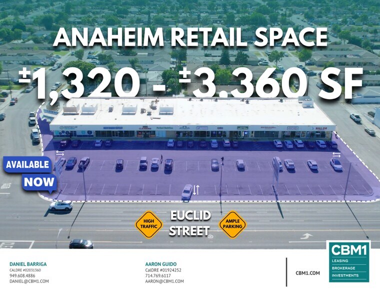 939-953 N Euclid St, Anaheim, CA à louer - Photo de l’immeuble – Image 1 sur 11