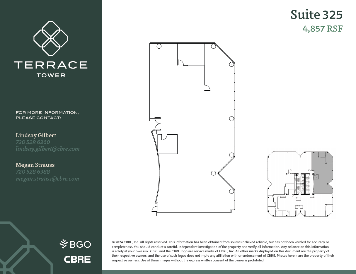 5619 Dtc Pky, Greenwood Village, CO à louer Plan d’étage– Image 1 sur 1