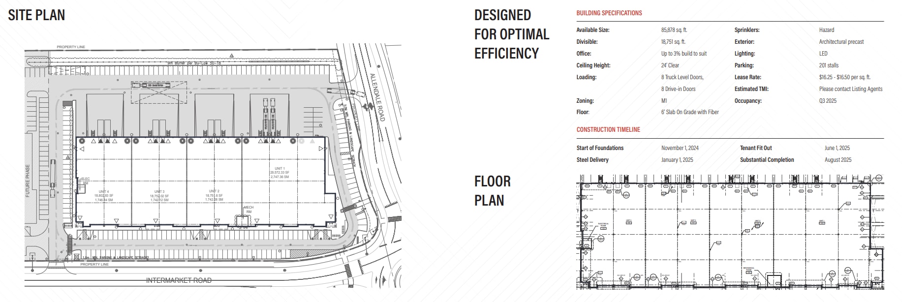 200 Intermarket Rd, Cambridge, ON à louer Plan d’étage– Image 1 sur 1