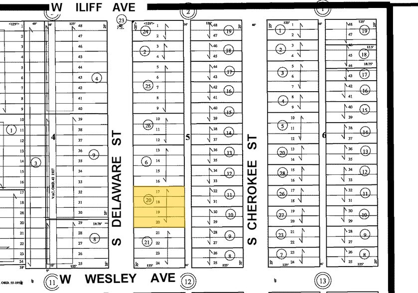 2380 S Delaware St, Denver, CO à vendre - Plan cadastral – Image 2 sur 3