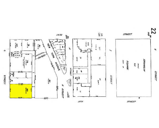 700 13th St NW, Washington, DC à louer - Plan cadastral – Image 3 sur 6
