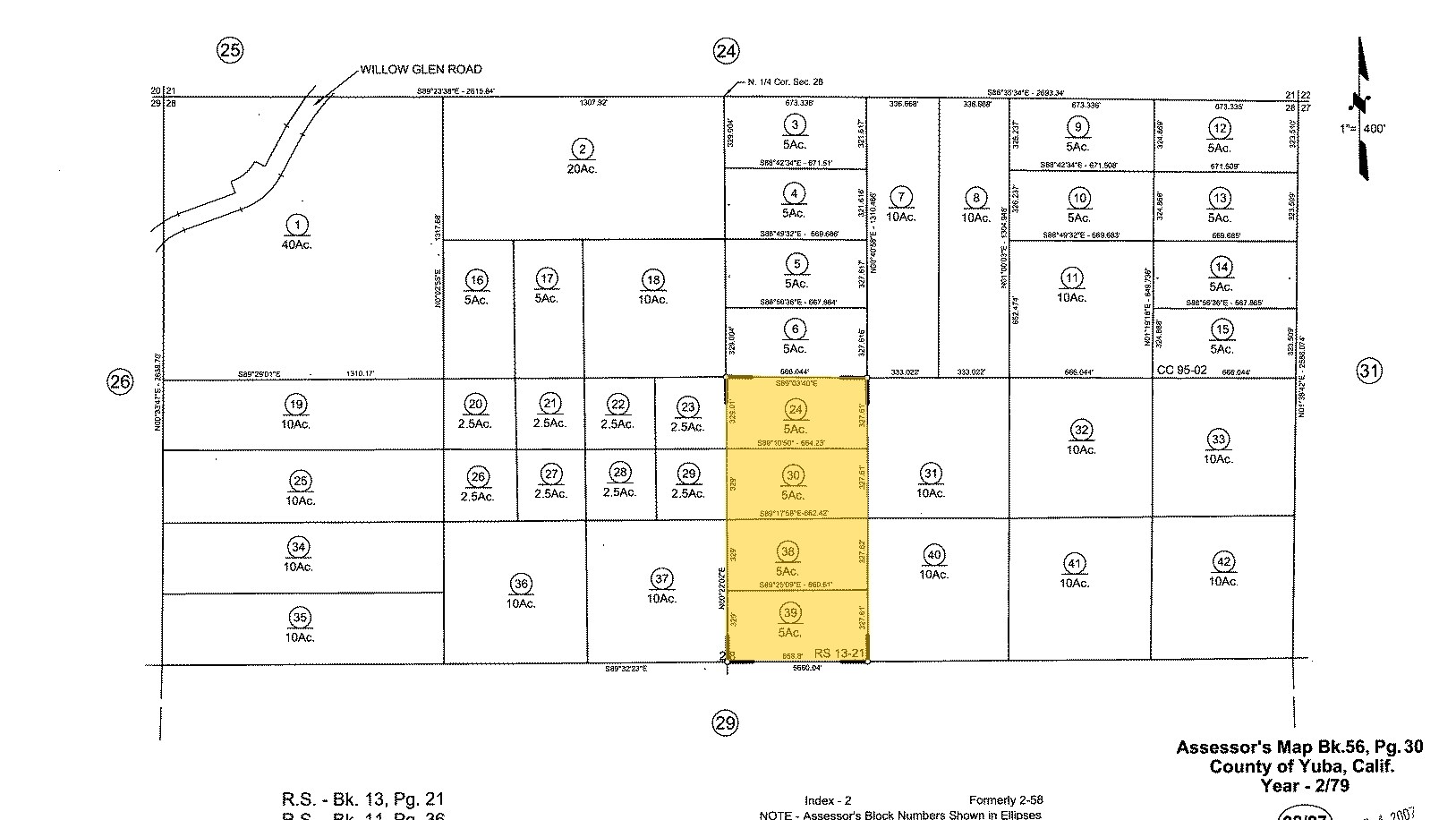 15175 Middle Ponderosa Way, Brownsville, CA à vendre Plan cadastral– Image 1 sur 2
