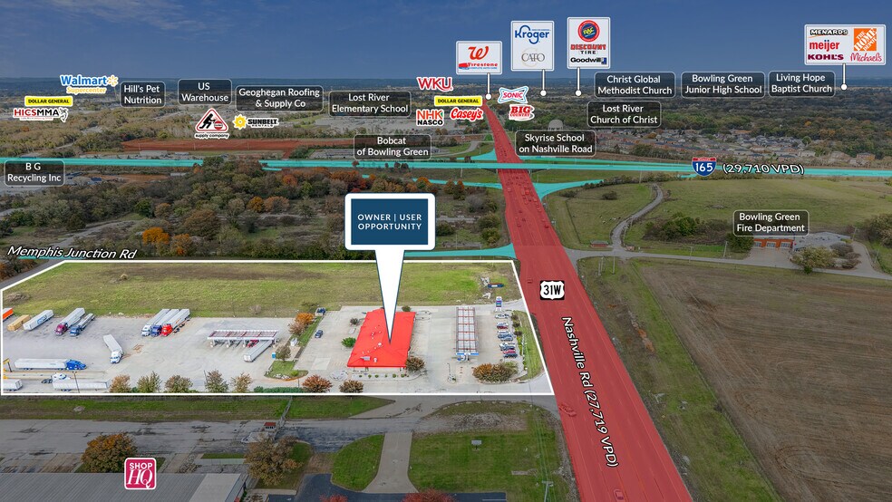 4805 Nashville Rd, Bowling Green, KY à vendre - Photo de l’immeuble – Image 2 sur 5