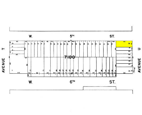 203 Avenue U, Brooklyn, NY à louer - Plan cadastral – Image 2 sur 5