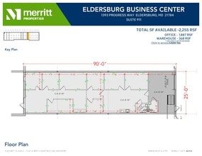 1393 Progress Way, Eldersburg, MD à louer Plan d’étage– Image 1 sur 1