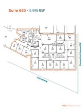 1100 Connecticut Ave NW, Washington, DC à louer Plan d’étage– Image 1 sur 3