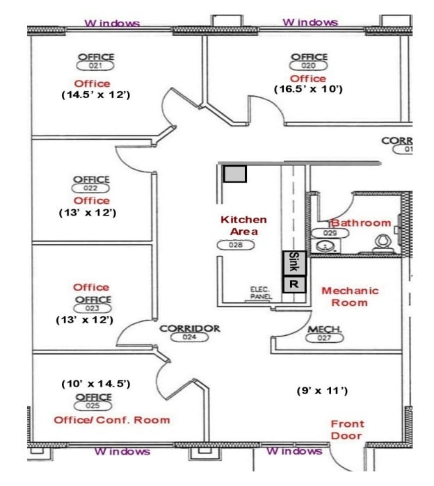 3350 Annapolis Ln N, Minneapolis, MN à louer Plan d’étage– Image 1 sur 1