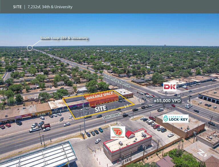 2431 34th St, Lubbock, TX à louer - Aérien – Image 2 sur 10