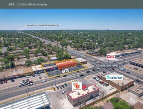 2431 34th St, Lubbock, TX - Vue aérienne vue de carte