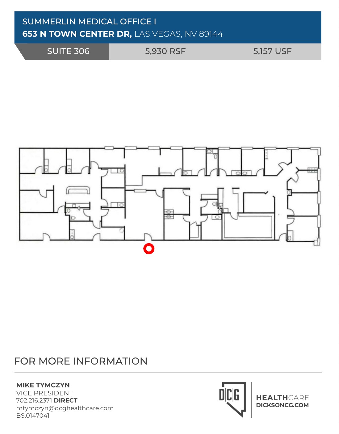 653 N Town Center Dr, Las Vegas, NV à louer Plan d’étage– Image 1 sur 1