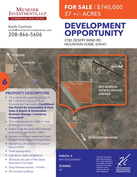 2785 Desert Wind Rd, Mountain Home, ID à vendre - Autre – Image 1 sur 5