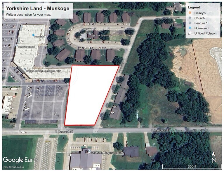 Hancock, Muskogee, OK à vendre - Aérien – Image 3 sur 3
