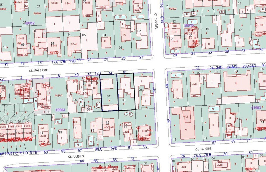 Calle de Palermo, 14, Madrid, Madrid à vendre - Plan cadastral – Image 3 sur 3