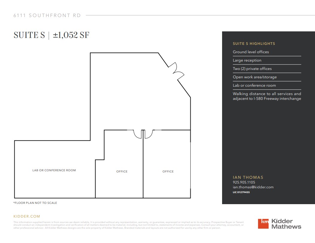 6111 Southfront Rd, Livermore, CA à louer Plan d’étage– Image 1 sur 1