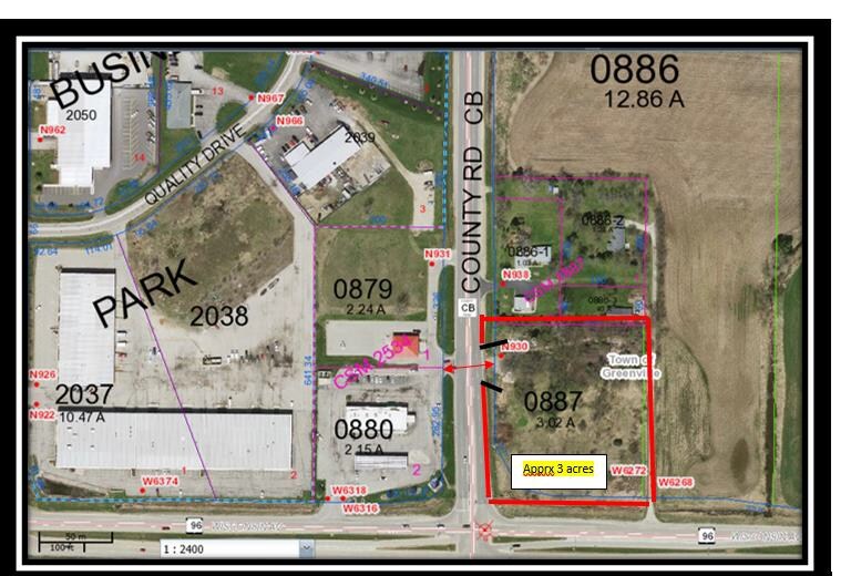 N930 County Road CB, Greenville, WI à vendre - Aérien – Image 2 sur 4